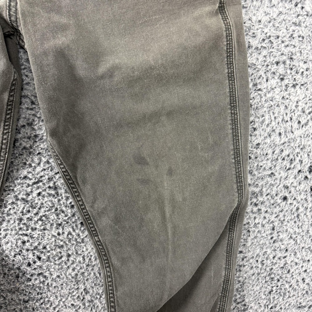 Carhartt Pants Mens 31x34 Gray Relaxed Fit Rugged Flex Canvas Carpenter Workwear - Picture 5 of 16